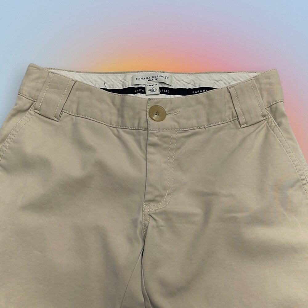 BANANA REPUBLIC Women’s 0 Khaki Stretch Capri Pant